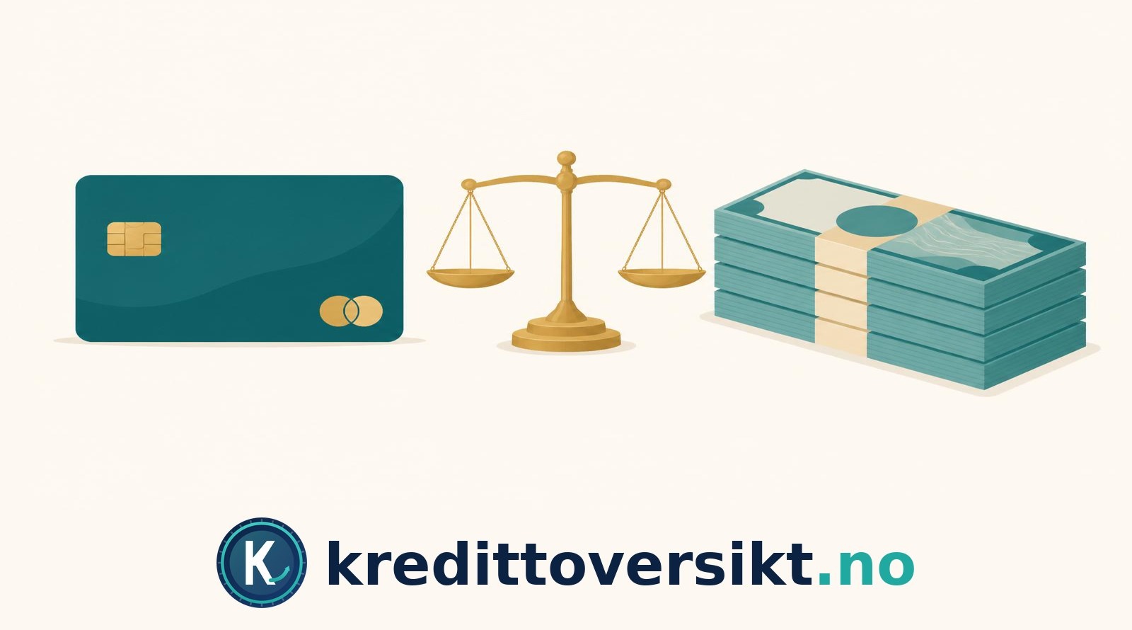 Illustrasjon: kredittkort eller forbrukslån