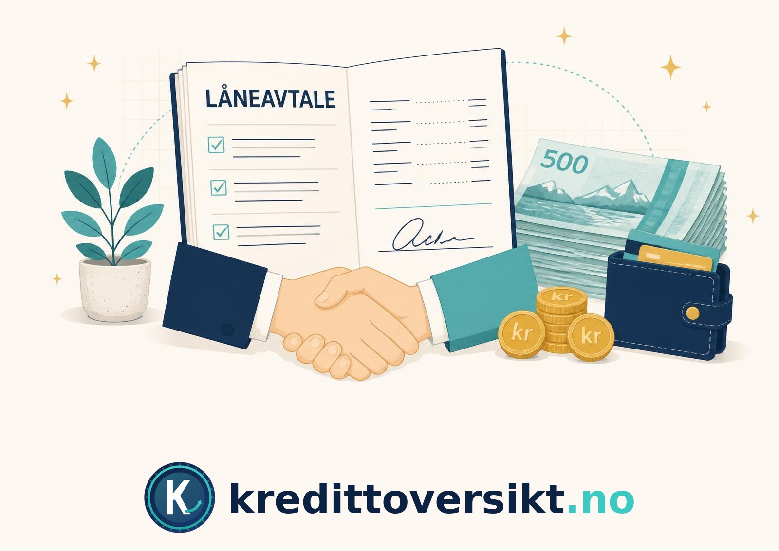 Låneavtale, håndtrykk og kroner – hva er et forbrukslån