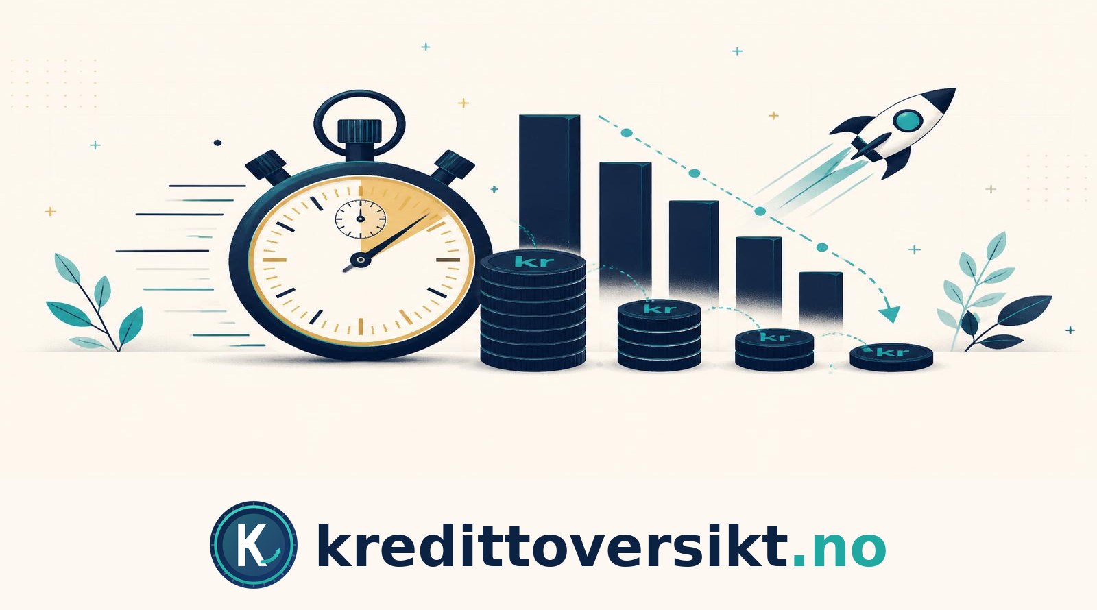 Illustrasjon: nedbetaling av forbrukslån raskere