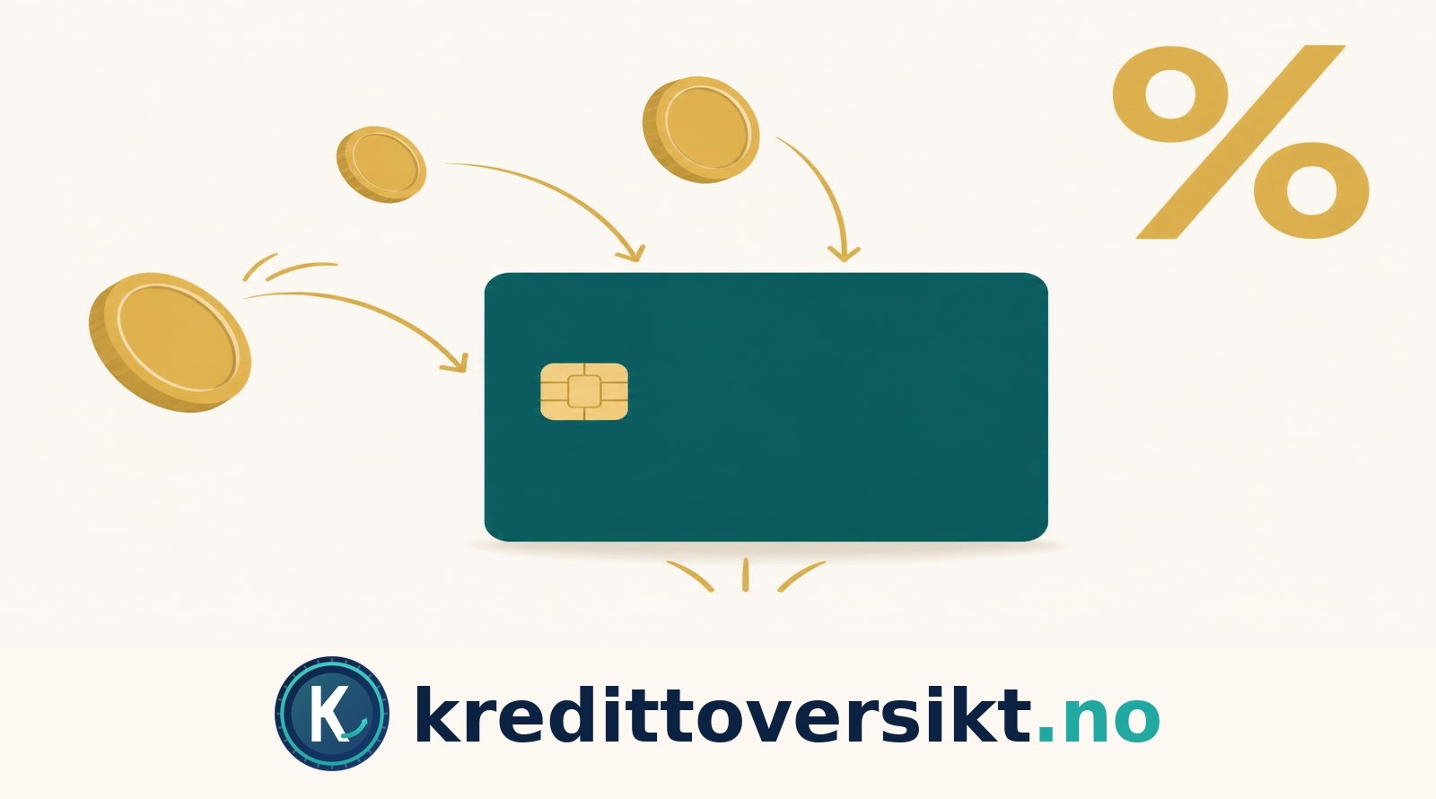 Illustrasjon: kredittkort med cashback