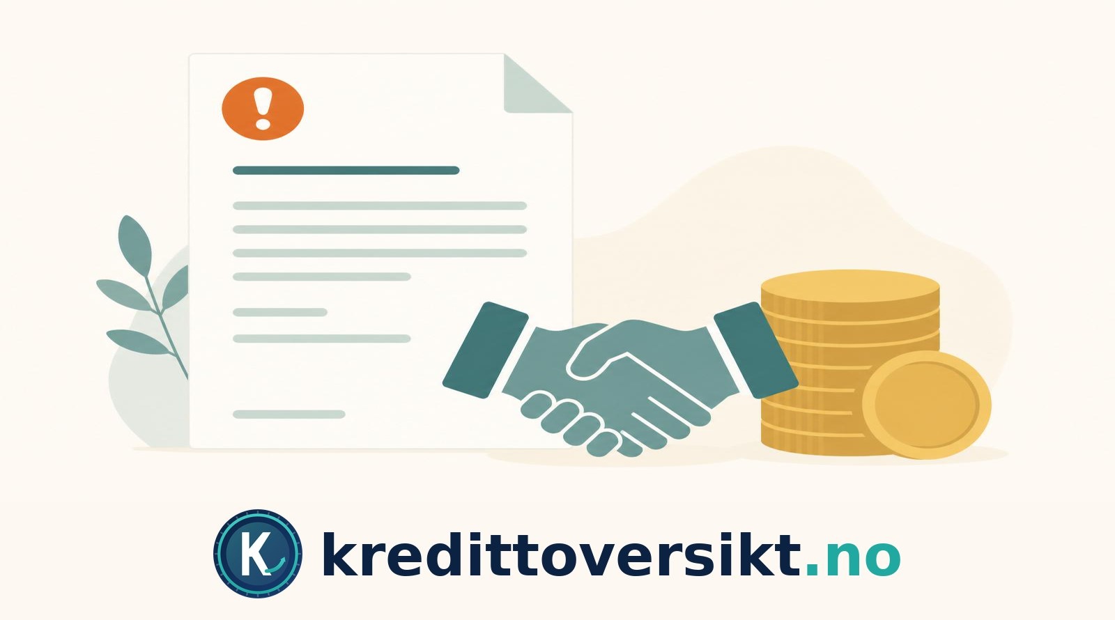 Illustrasjon: refinansiering med betalingsanmerkning